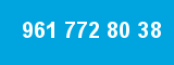 961 772 80 38 961 772 80 38